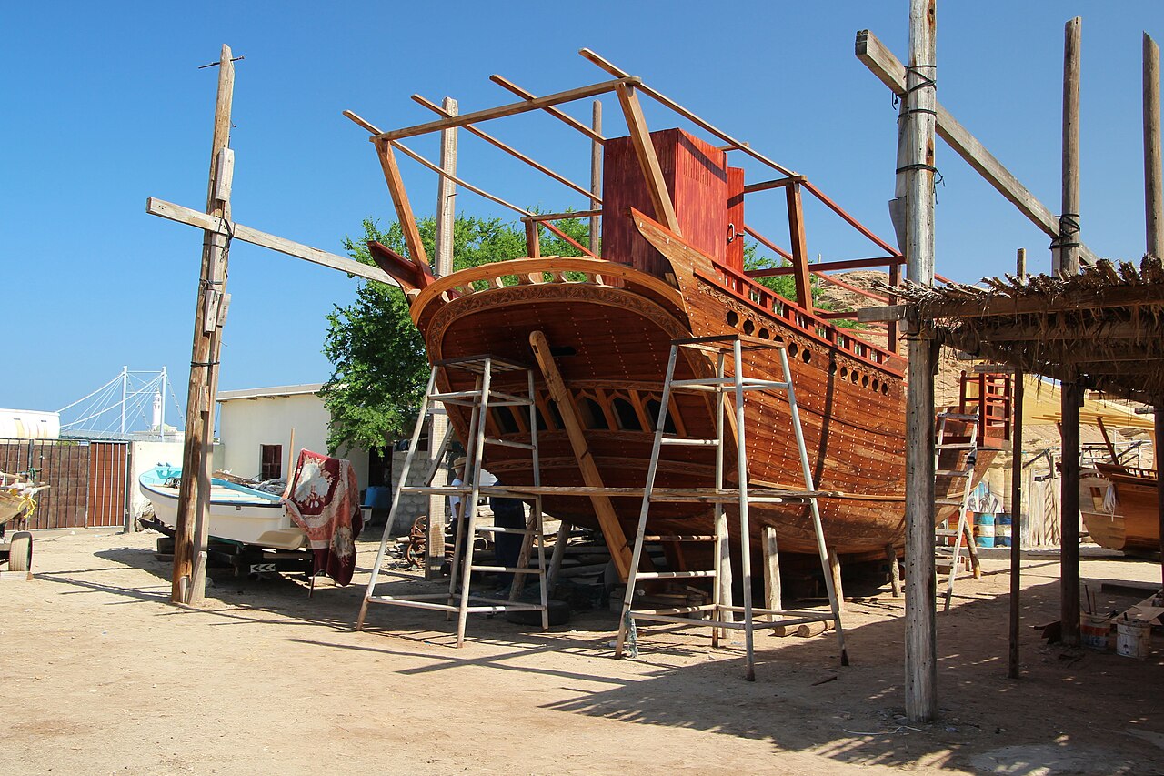 The dhow yard at Sur, Oman