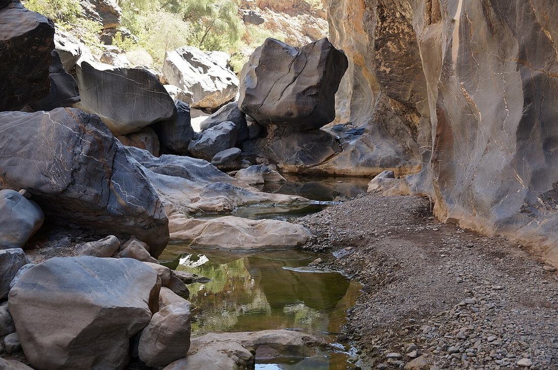 Snake Gorge (Wadi Bani Awf), Oman, coming soon in the guide